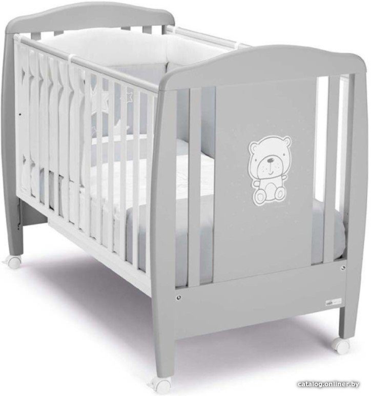 Классическая детская кроватка CAM Lettino Teddy Grey G255 (Тедди серый)