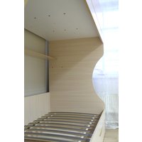 Двухъярусная кровать Красная звезда Р443 Капризун 6 180x80 (дуб млечный)