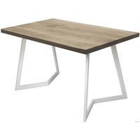 Кухонный стол Buro7 Уиллис 150 (классика, дуб беленый/белый)