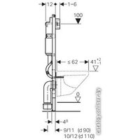 Инсталляция для унитаза Geberit Duofix UP100 [111.153.00.1]