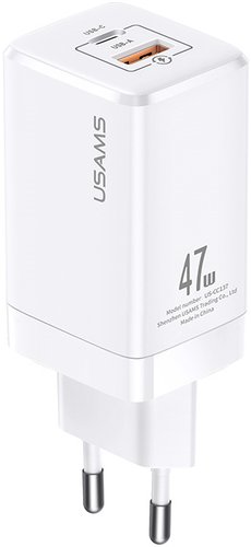 Сетевое зарядное Usams US-CC137 T41 (белый)