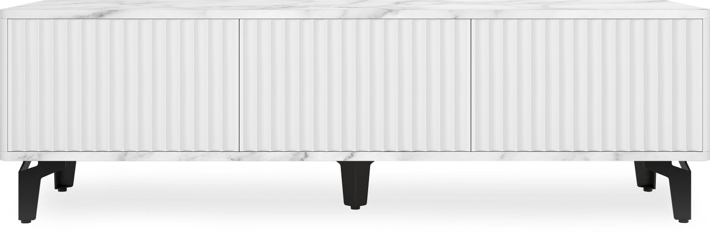 

Тумба Shtabe Royal 5031 эко (мрамор каррара-черный)