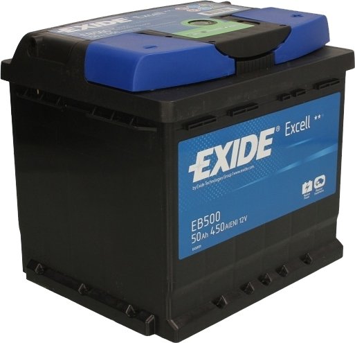 

Автомобильный аккумулятор Exide Excell 12V/50Ah EB500