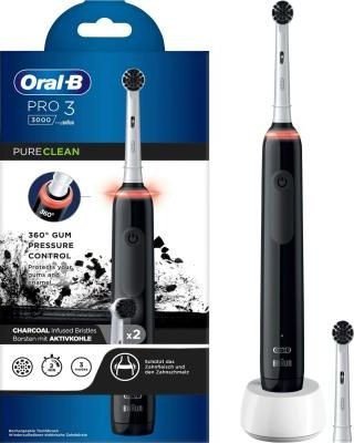 

Электрическая зубная щетка Oral-B Pro 3 3000 Pure Clean Black D505.523.3 8006540760666 (черный)