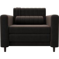 Кресло-кровать Лига диванов Лига-070 132560 (велюр Seven 727 коричневый)