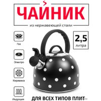 Чайник со свистком TimA WTK135BLK