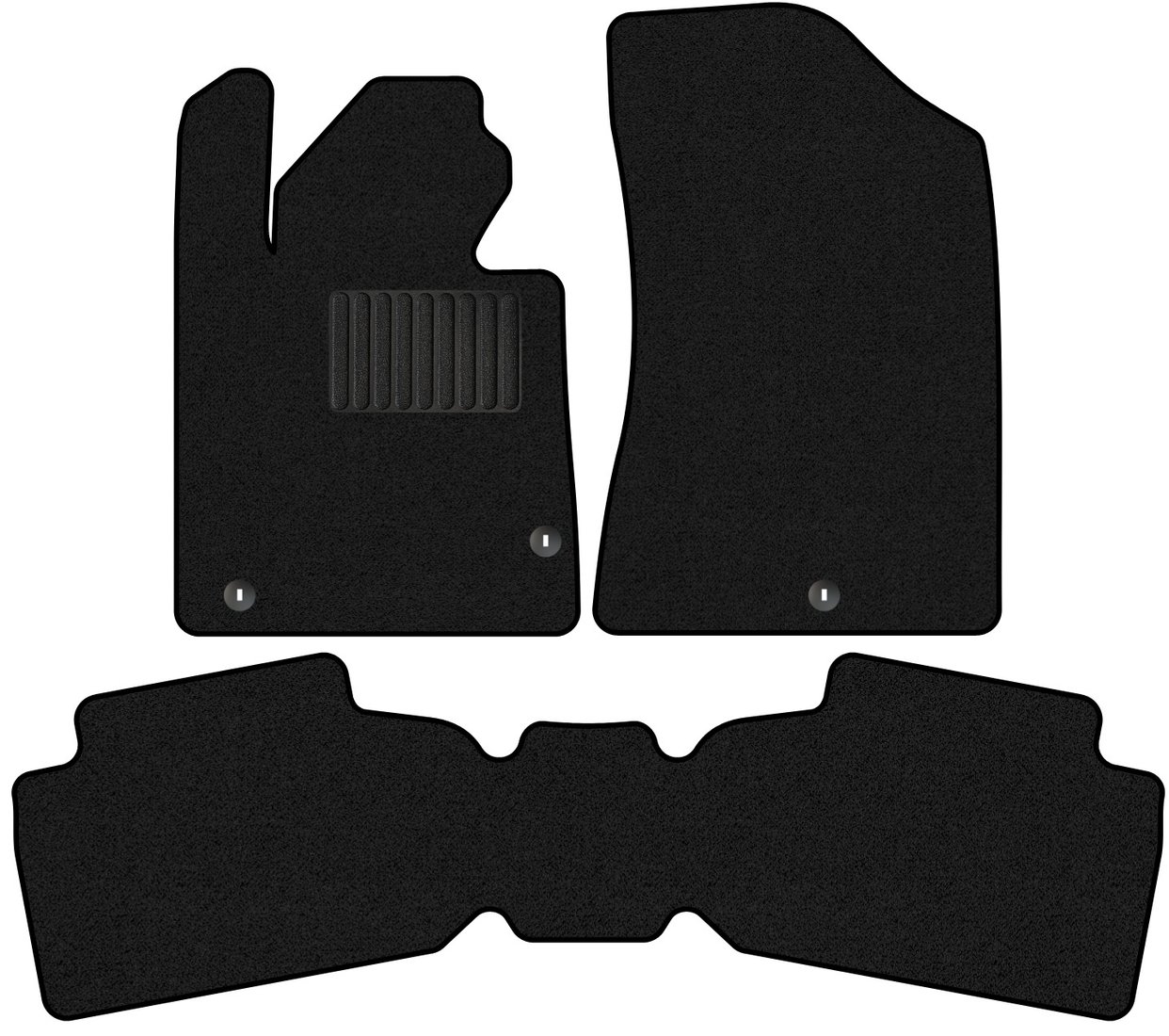 

Комплект ковриков для авто Alicosta Hyundai Sonata VIII (седан / DN8) 2019 - Н.В. задний цельный (ворс)