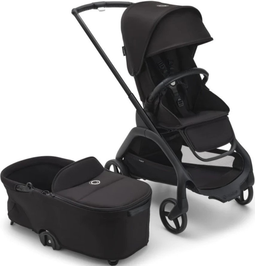 

Универсальная коляска Bugaboo Dragonfly (2 в 1, black/midnight black/midnight black)
