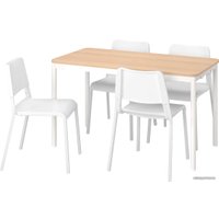 Обеденная группа Ikea Томмарюд/Теодорес 193.992.93 (дуб белый/белый)