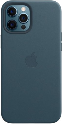 Чехол для телефона Apple MagSafe Leather Case для iPhone 12 Pro Max (балтийский синий)