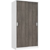 Шкаф-купе Кортекс-мебель Лагуна ШК01-00 (белый/орех элия)