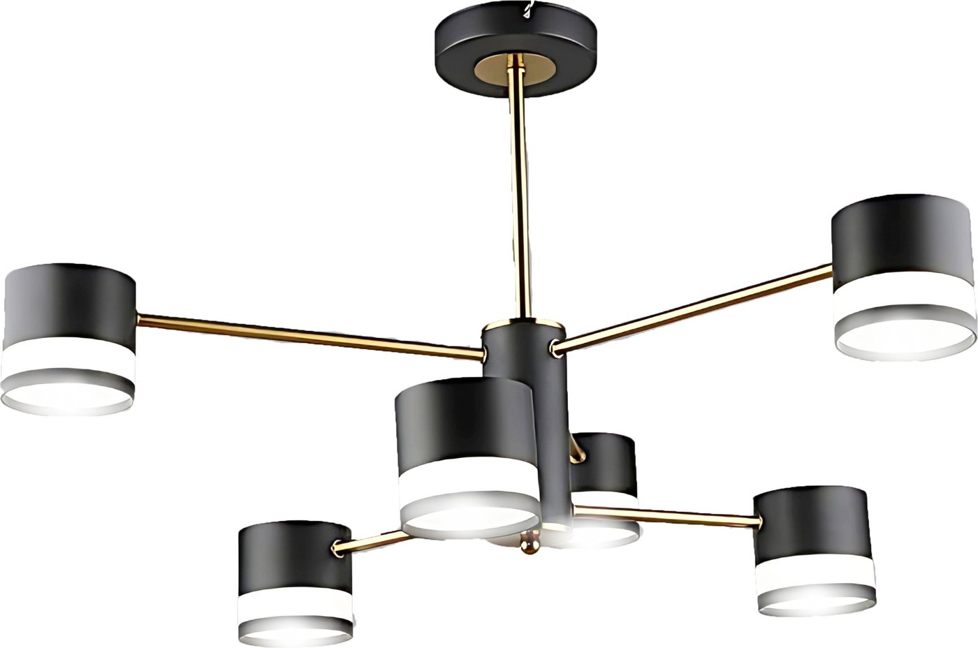 

Люстра средней высоты Aitin Pro N6673/6 (черный/медь)