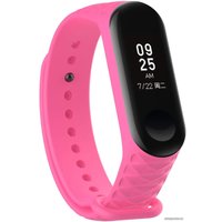 Ремешок Xiaomi ребристый для Mi Band 3 (розовый)