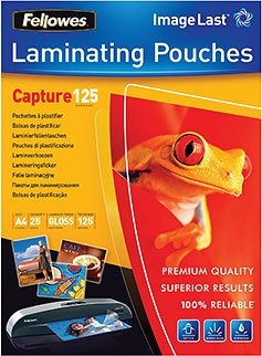 

Пленка для ламинирования Fellowes Glossy Polyester Pouches А4, 125 мкм, 25 л