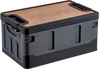 Happy Home складной усиленный со столиком HH-006 60 л (черный)