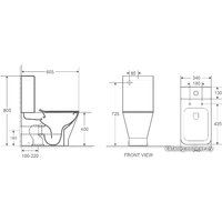 Унитаз напольный WeltWasser Rotbach 001 MT-WT (белый матовый)