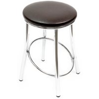 Табурет ВВР Сфера (шоколад/хром, экокожа)