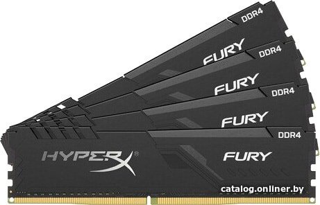 HyperX Fury 4x32GB DDR4 PC4-24000 HX430C16FB3K4/128