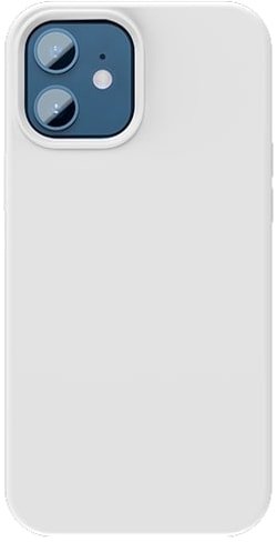 Чехол для телефона Baseus Liquid Silica Gel для iPhone 12 mini (белый)