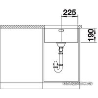 Кухонная мойка Blanco Andano 450-U (без клапана-автомата)