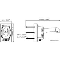 Кронштейн Hikvision DS-1604ZJ-BOX-POLE