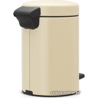 Мусорное ведро Brabantia Pedal Bin NewIcon 3 л (миндальный)