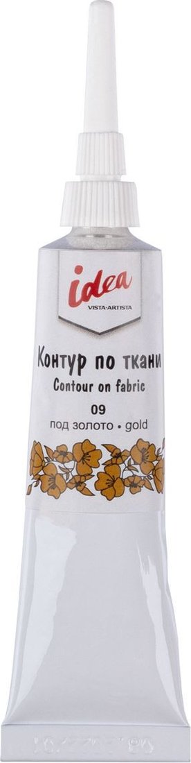 

Vista-Artista idea по ткани VART-18 (18 мл, 09 под золото)