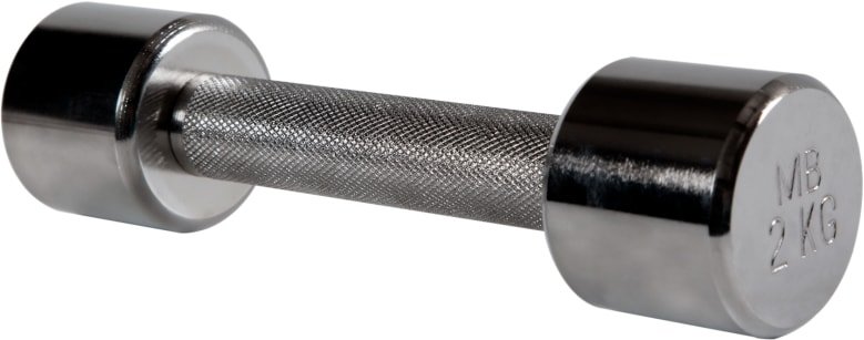 

Гантель MB Barbell хромированная 2.5 кг