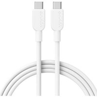Кабель Anker 310 A81E1 USB Type-C - USB Type-C 60W (0.9 м, белый)