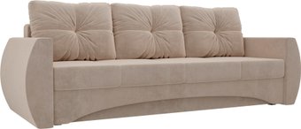 Лига диванов Сатурн 101017 (велюр, бежевый)