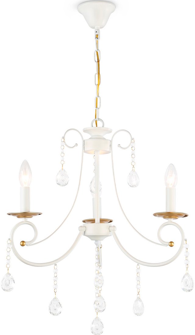 

Подвесная люстра Ambrella light TR4915/3 WH/GD