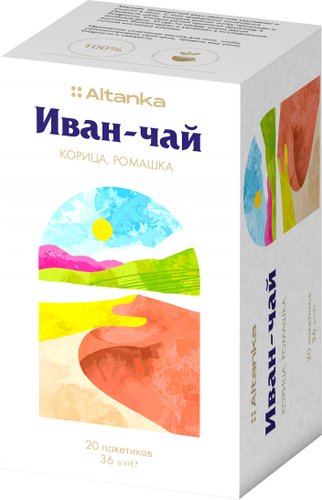 Травяной чай Altanka Иван-чай, корица, ромашка 20 шт