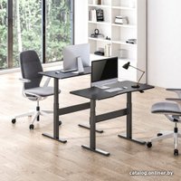 Стол для работы стоя ErgoSmart Air Desk L (черный)
