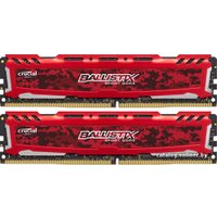 Оперативная память Crucial Ballistix Sport LT 2x8GB DDR4 PC4-19200 [BLS2C8G4D240FSE]