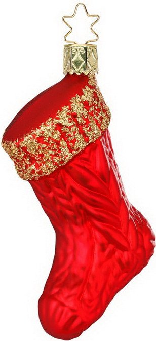 

Елочная игрушка Inge's Christmas Wish for Christmas Рождественский носок 10083S020