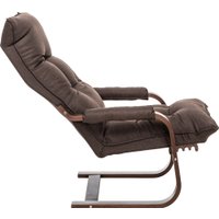 Кресло-качалка Импэкс Leset Оливер (орех текстура/Malmo 28)