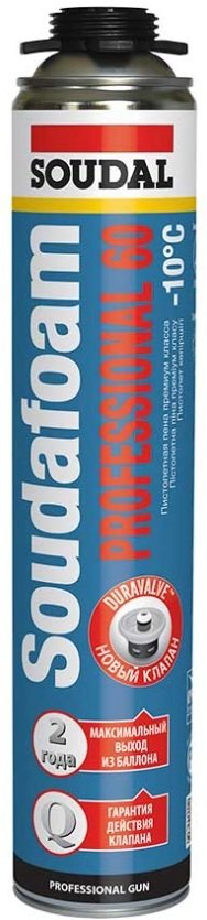 

Монтажная пена Soudal Soudafoam Professional 60 750 мл