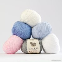 Пряжа для вязания Gazzal Baby Cotton XL 3432 50 г 105 м (белый)