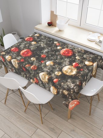 Скатерть JoyArty Ель в украшениях tcox_380821_180x145