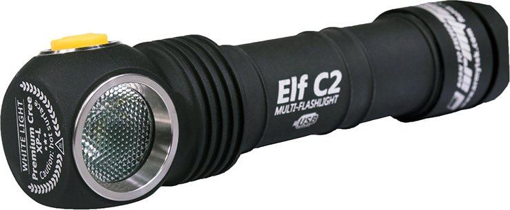 

Фонарь Armytek Elf C2 Micro-USB XP-L (Warm) + 18650 Li-Ion