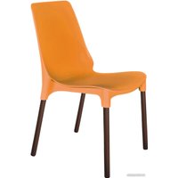 Стул Sheffilton SHT-S75 (оранжевый/коричневый муар)