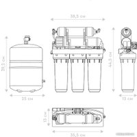 Система обратного осмоса БАРЬЕР Профи Осмо 100 в Мозыре