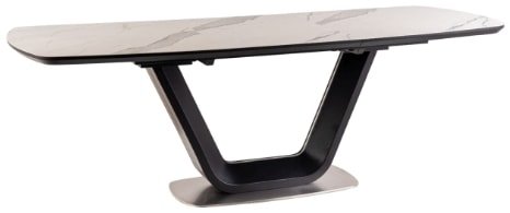 

Кухонный стол Signal Armani Ceramic 160 (белый/черный)