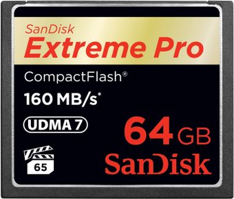 SanDisk Extreme Pro CompactFlash 64GB (SDCFXPS-064G-X46)