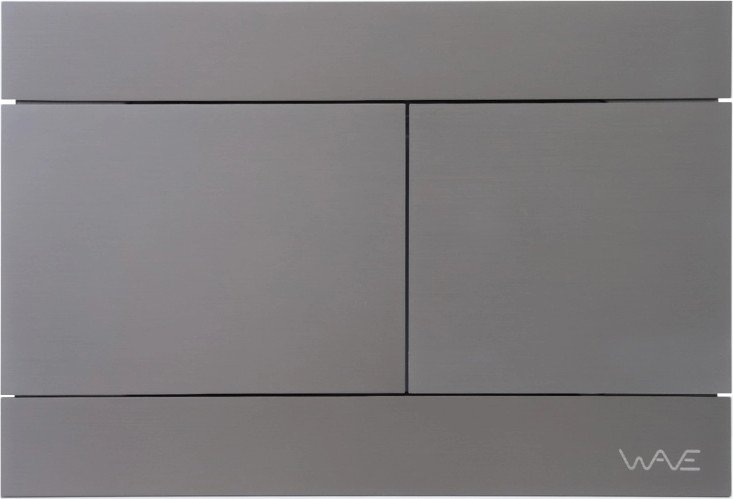 

Панель смыва Wave SS08-2 557075 (графит матовый)