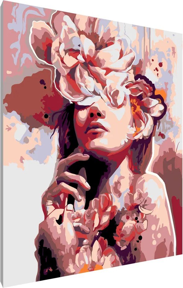 Картина по номерам PaintLine Цветочная девушка PL-00154