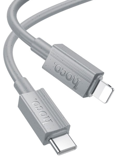 

Кабель Hoco X107 USB Type-C - Lightning (1 м, серый)