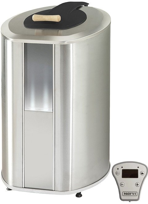 

Банная печь Narvi Steam Ready 6.0 kW (нержавеющая сталь)