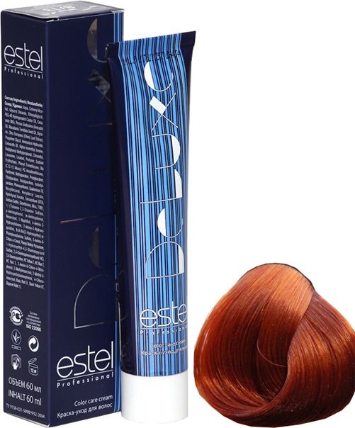 

Крем-краска для волос Estel Professional De Luxe 7/43 русый медно-золотистый