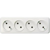 Розетка SmartBuy Юпитер SBE-03w-10-S4-N